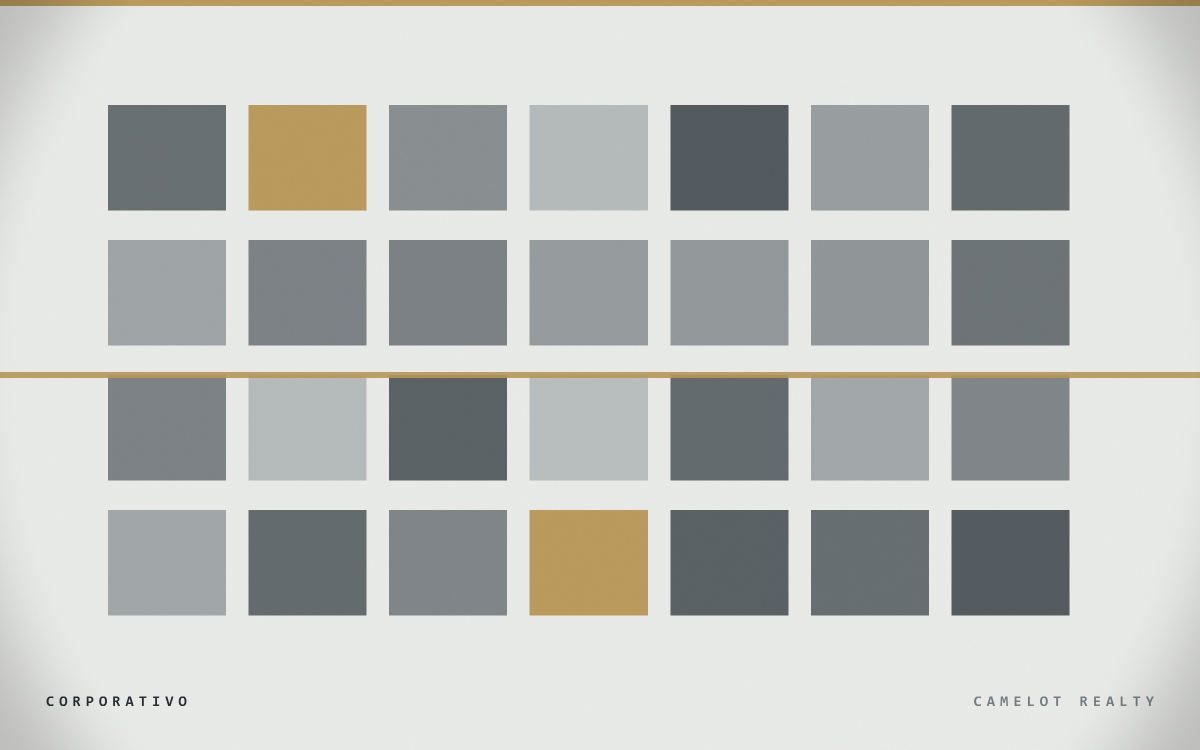 Composição gráfica representando o processo estruturado de seleção de imóveis corporativos